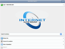 Tablet Screenshot of internetautogroup.com